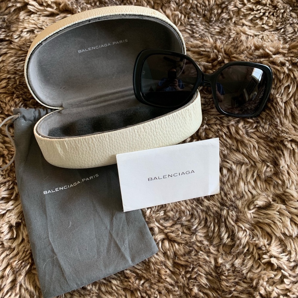 Balenciaga Paris Black Sunglasses *PRICE FIRM*